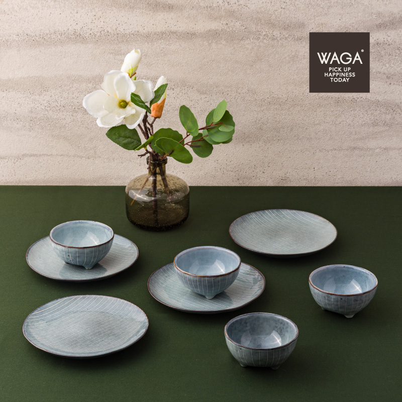 Ice Crack 23cm Ceramic Plate_0