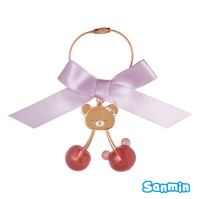【Rilakkuma/拉拉熊】櫻桃寶石系列緞帶掛飾(全2款)_2