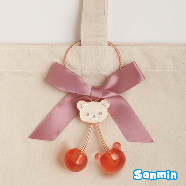 【Rilakkuma/拉拉熊】櫻桃寶石系列緞帶掛飾(全2款)_3