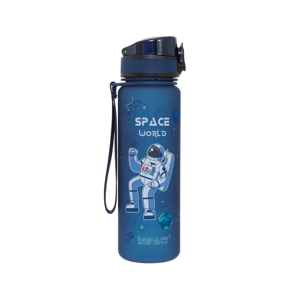 【IMPACT】怡寶 太空人彈蓋兒童水壺/水杯(500ML)-深藍  IM00B12NY (IMKA)