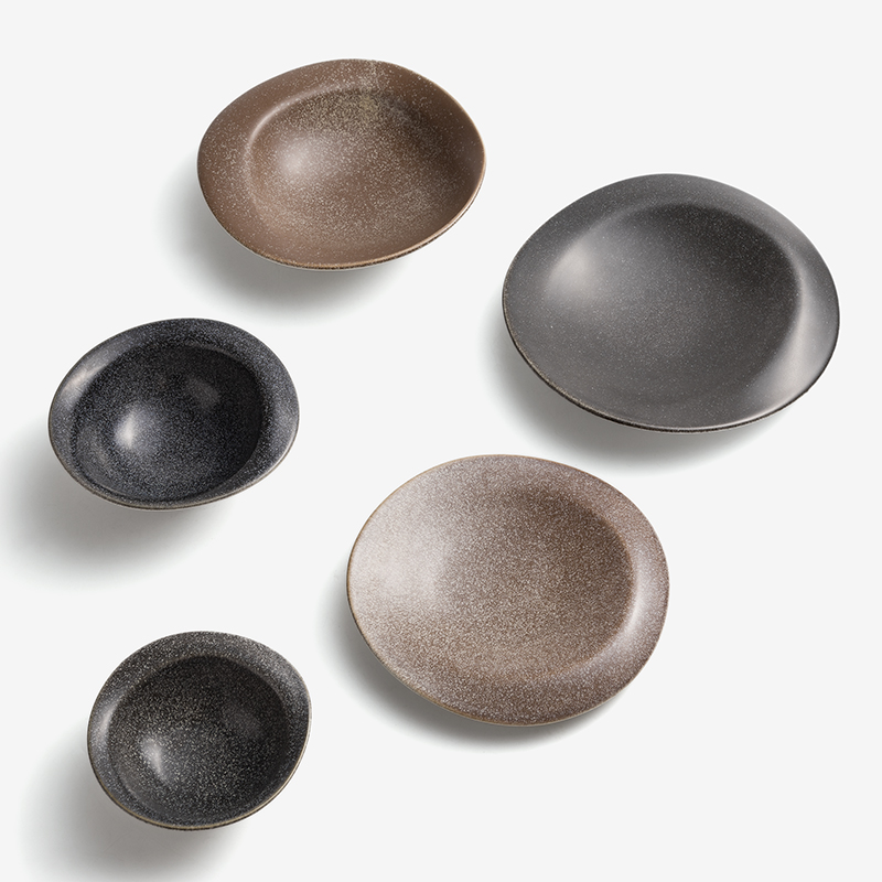 Ice Crack 23cm Ceramic Plate_4
