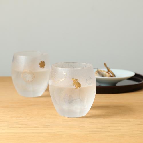 ADERIA 日製工藝 345ml 清酒杯組禮盒｜雪兔_1