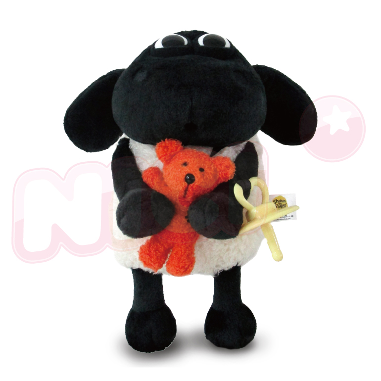 [91078]NICI 25cm堤米抱小熊坐姿玩偶(附奶嘴)_1