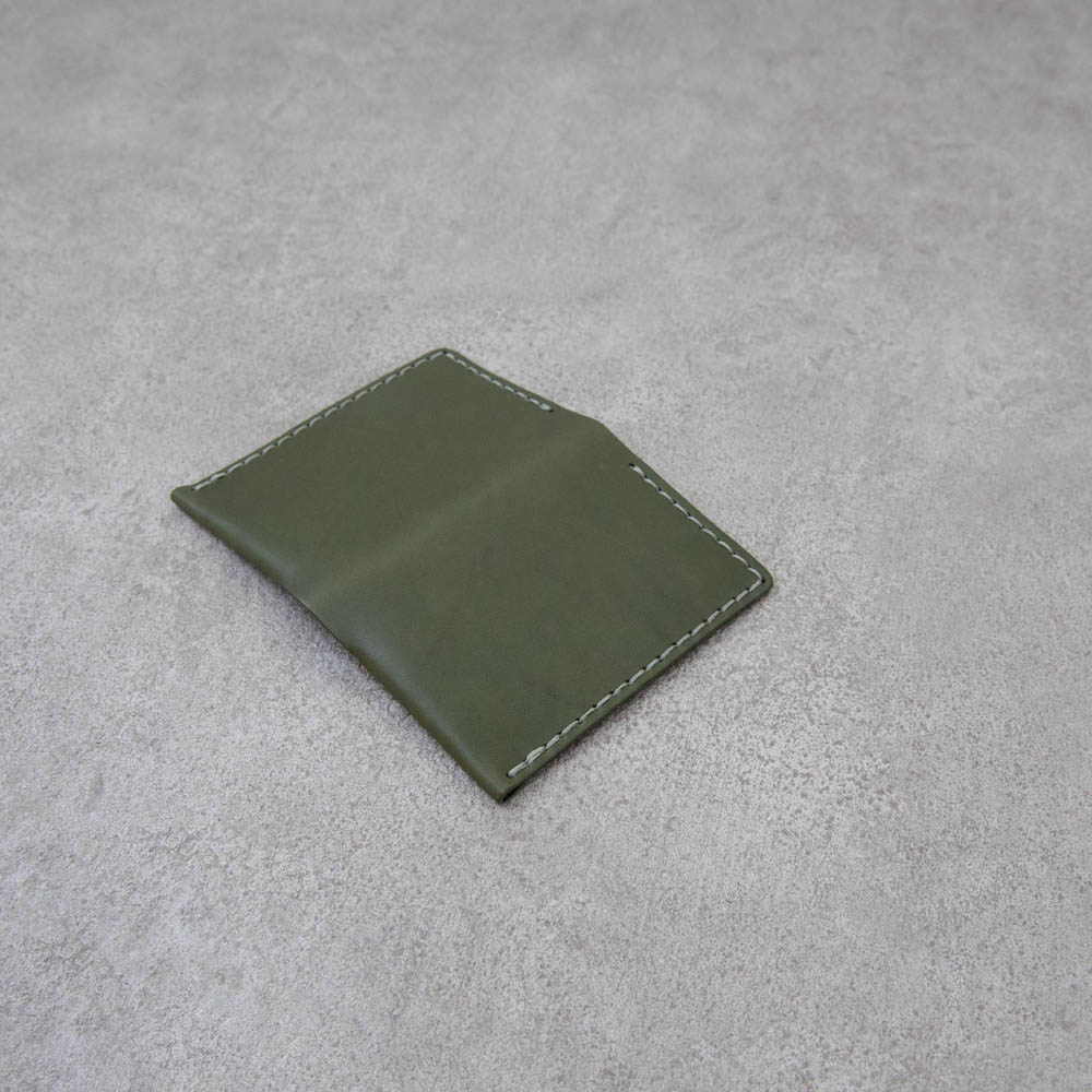 真皮雙邊名片夾＿抹茶綠_5