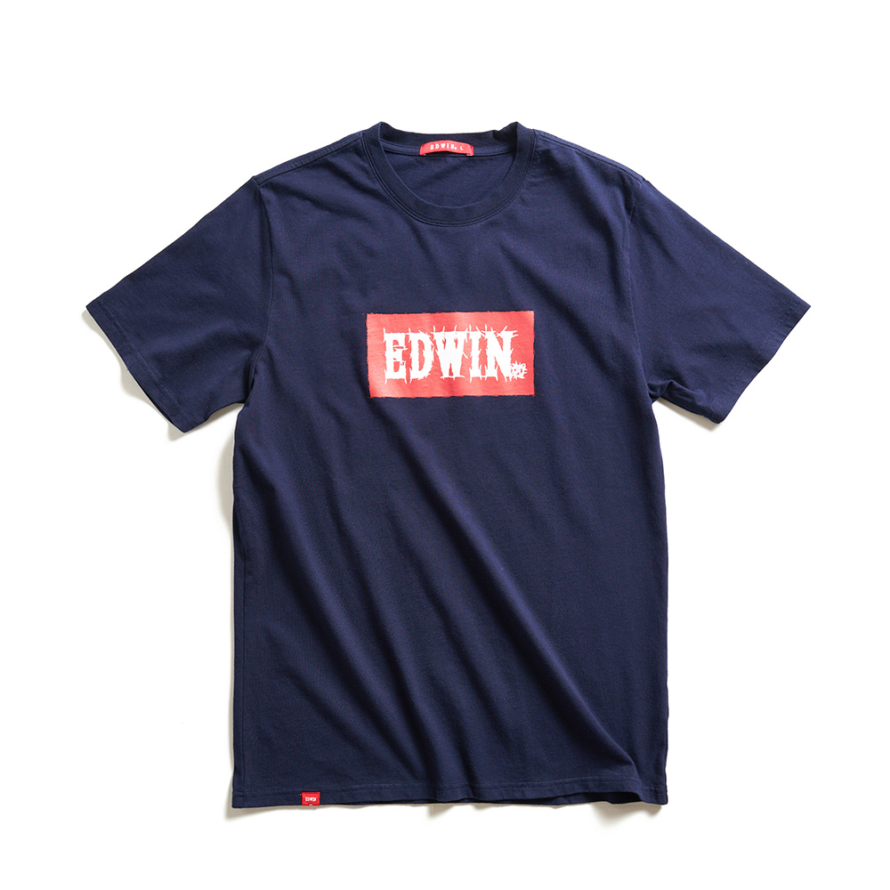 EDWIN｜中性｜荊棘印花短袖T恤