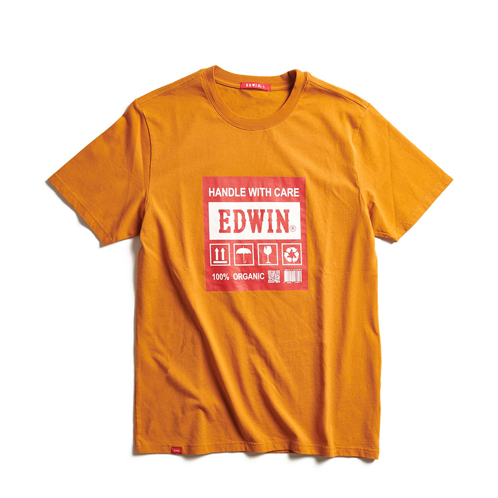 EDWIN｜中性｜運輸注意趣味印花短袖T恤