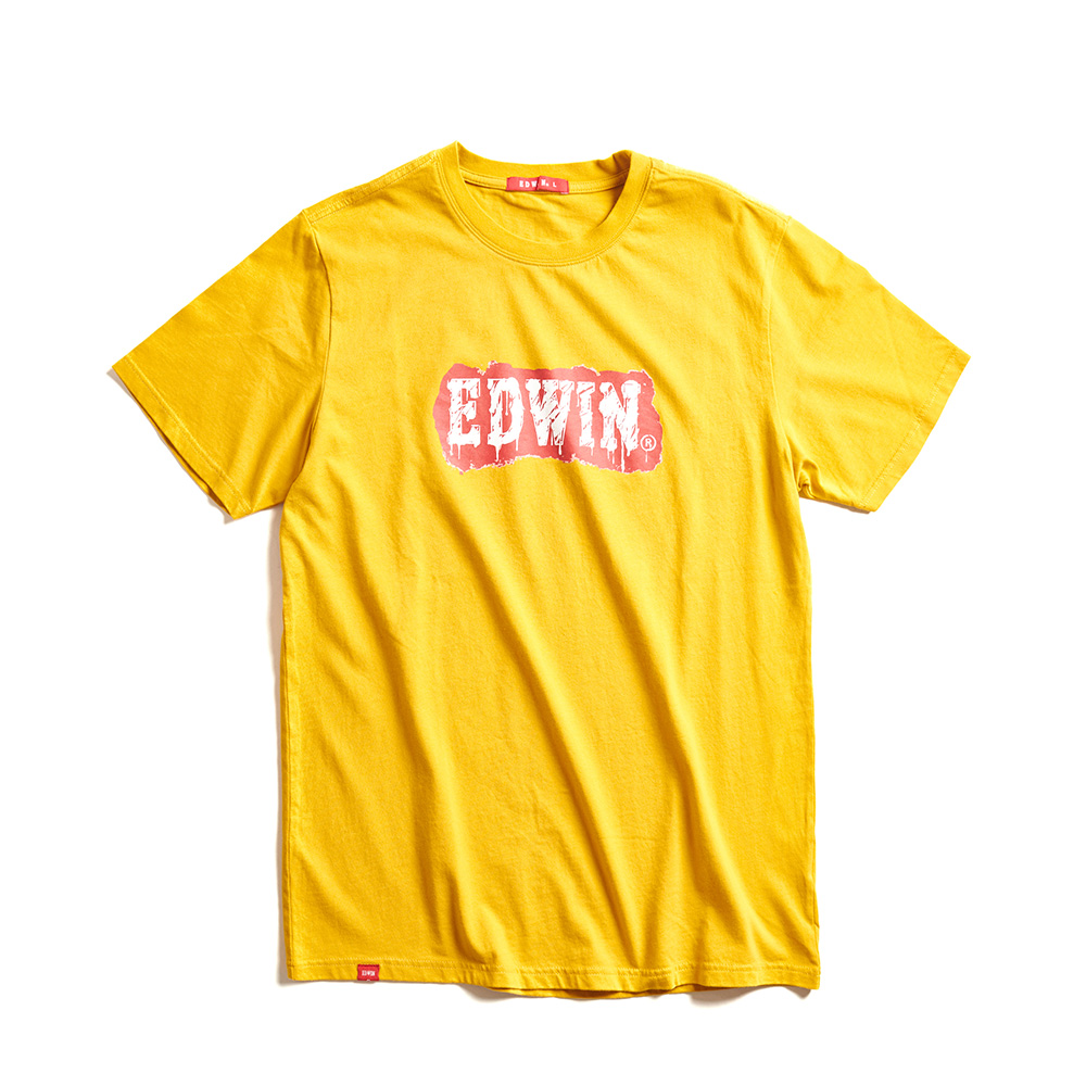 EDWIN｜中性｜噴漆塗鴉印花短袖T恤