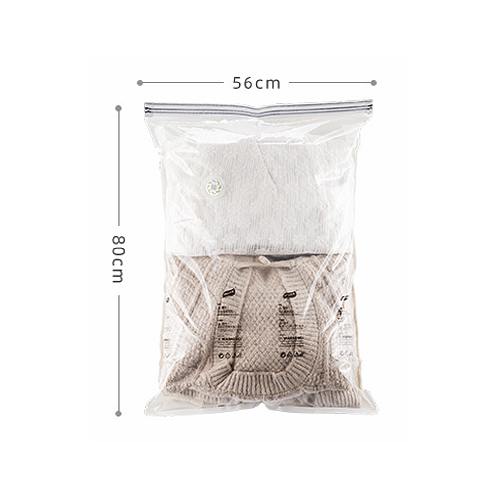 【Black Magic】No-extraction vacuum compression storage bag + additional sealing clip(M/Group)_1