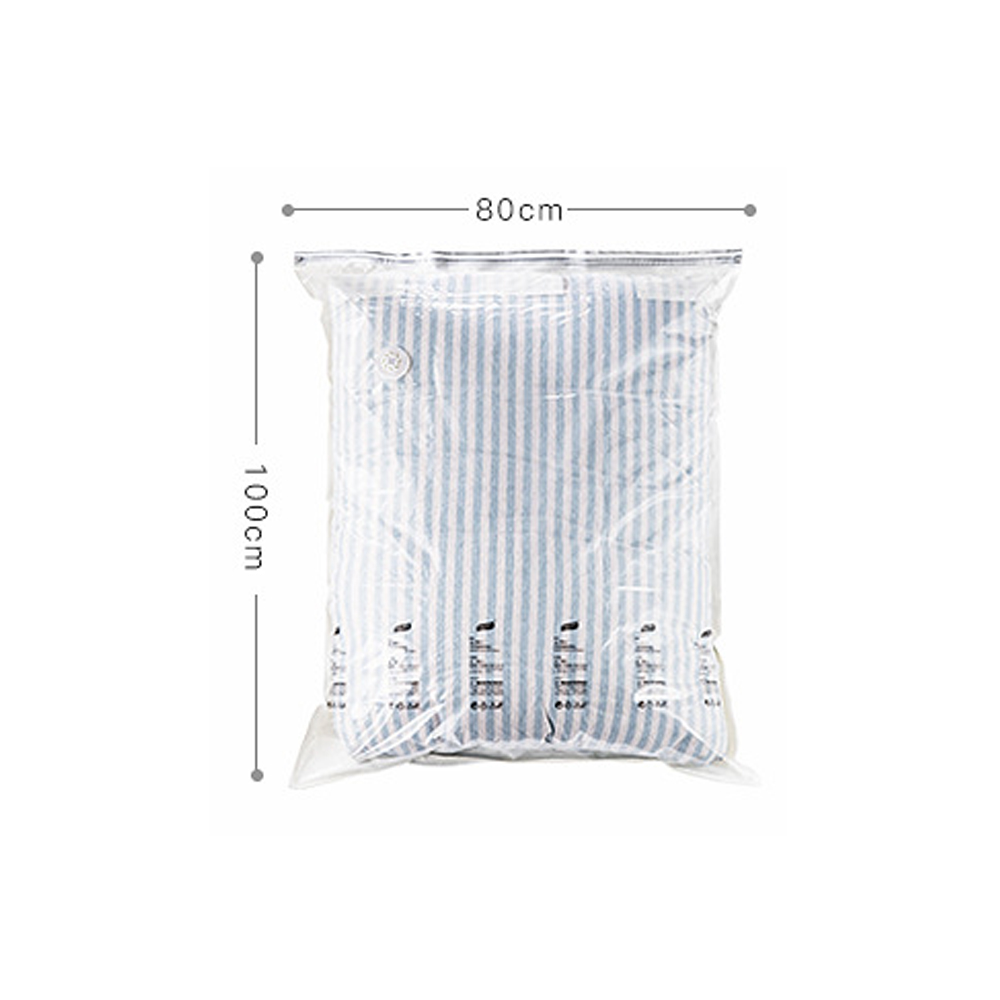 【Black Magic】No-extraction vacuum compression storage bag + additional sealing clip (King size/set)_1