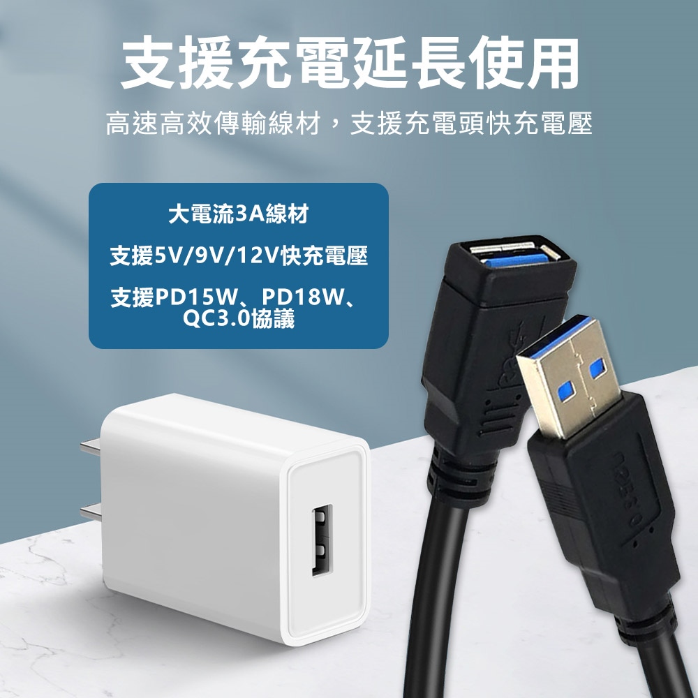 USB 3.0 高速延長線｜傳輸快速、結實耐用_4