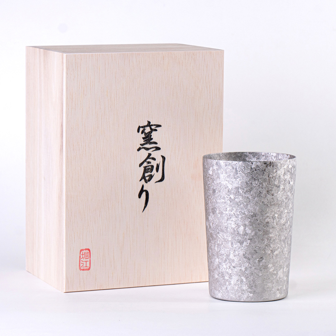 【純鈦輕量保冷杯】現貨 日本製 HORIE 超輕量雙層純鈦杯 銀款 M 270cc 桐木禮盒 露營必備 熱賣中!_3
