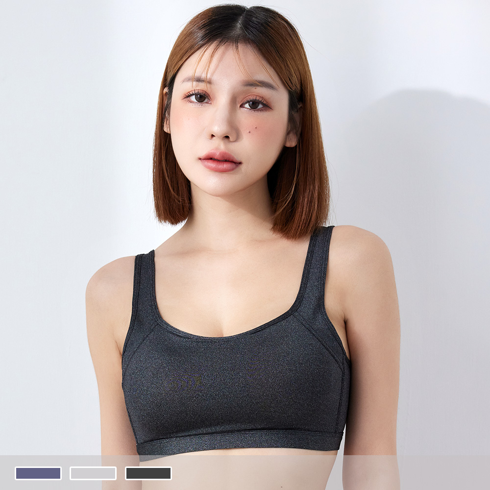 運動內衣【背扣式】B-D 無鋼圈零束縛 極柔軟透氣舒適運動型背心 6762_0