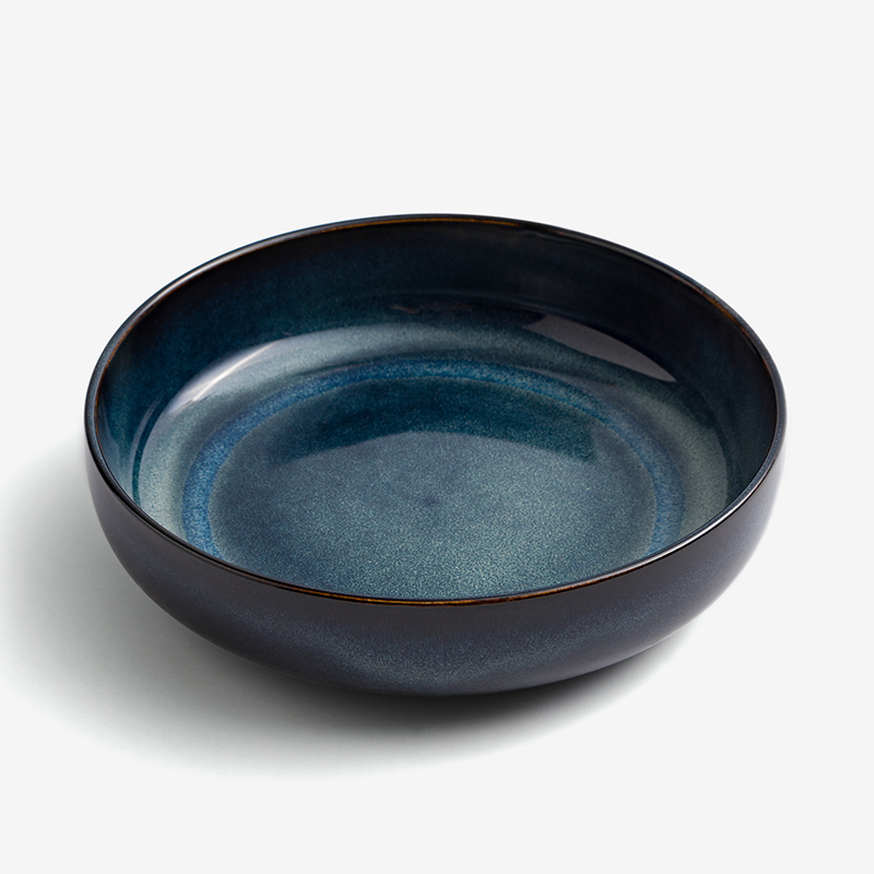 WAGA 夜空靜湖 19.5cm 陶瓷深盤｜單品_0