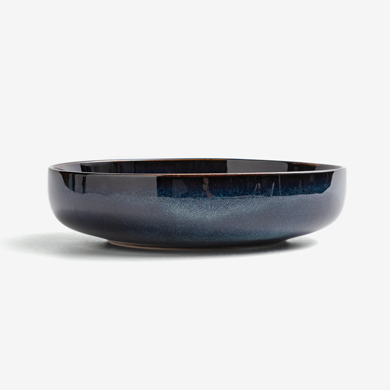 WAGA 夜空靜湖 19.5cm 陶瓷深盤｜單品_1