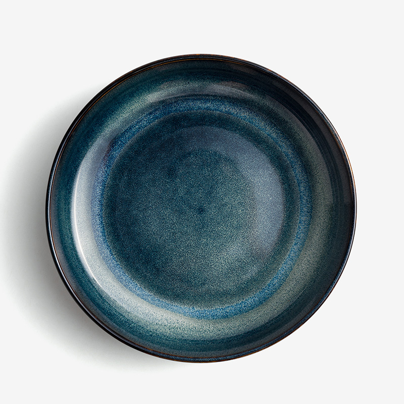 WAGA 夜空靜湖 19.5cm 陶瓷深盤｜單品_3