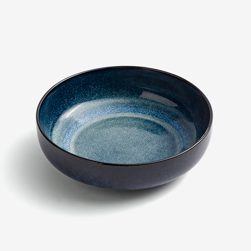 Ice Crack 23cm Ceramic Plate_0