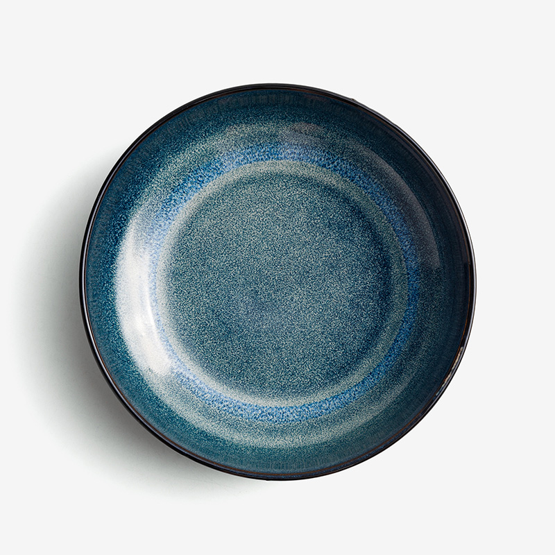 Ice Crack 23cm Ceramic Plate_2