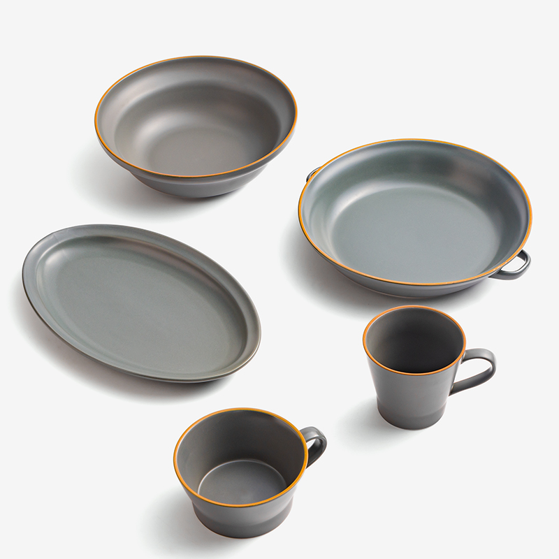 Ice Crack 23cm Ceramic Plate_4