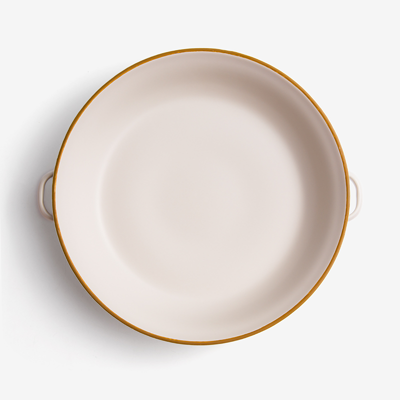 Ice Crack 23cm Ceramic Plate_2