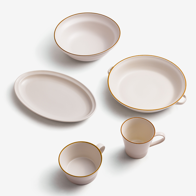 WAGA 樸質白玉 24cm 陶瓷圓盤｜奶油白｜單品_4