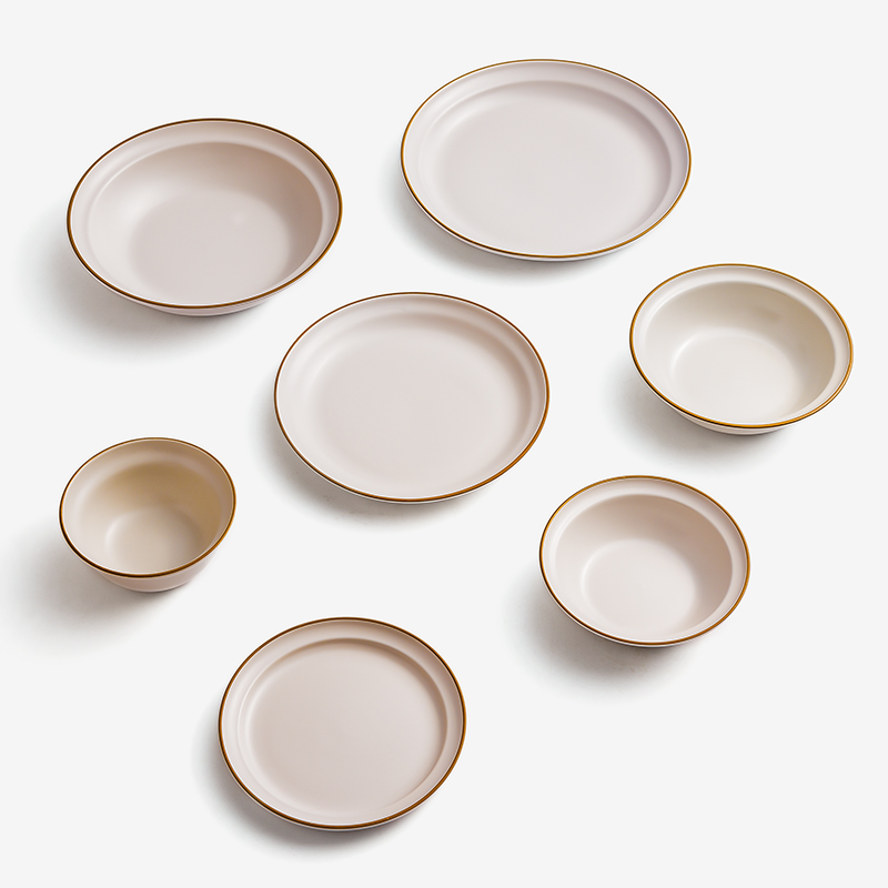 Ice Crack 23cm Ceramic Plate_5