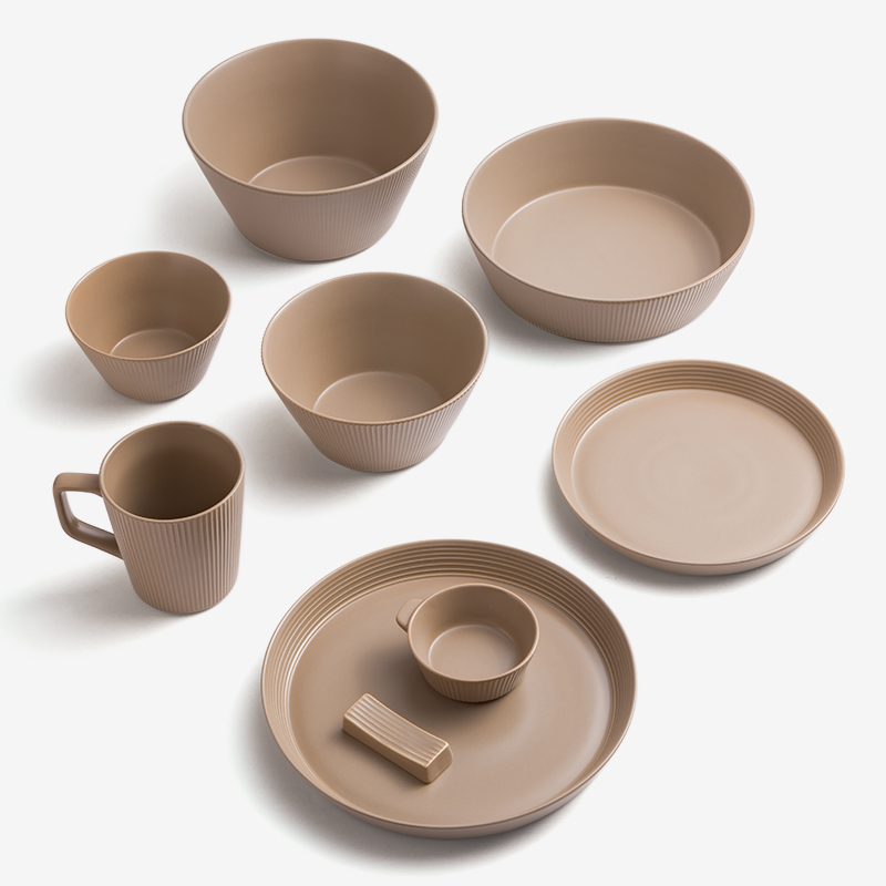 WAGA 簡約條紋 12cm 陶瓷碗｜咖啡｜單品_3