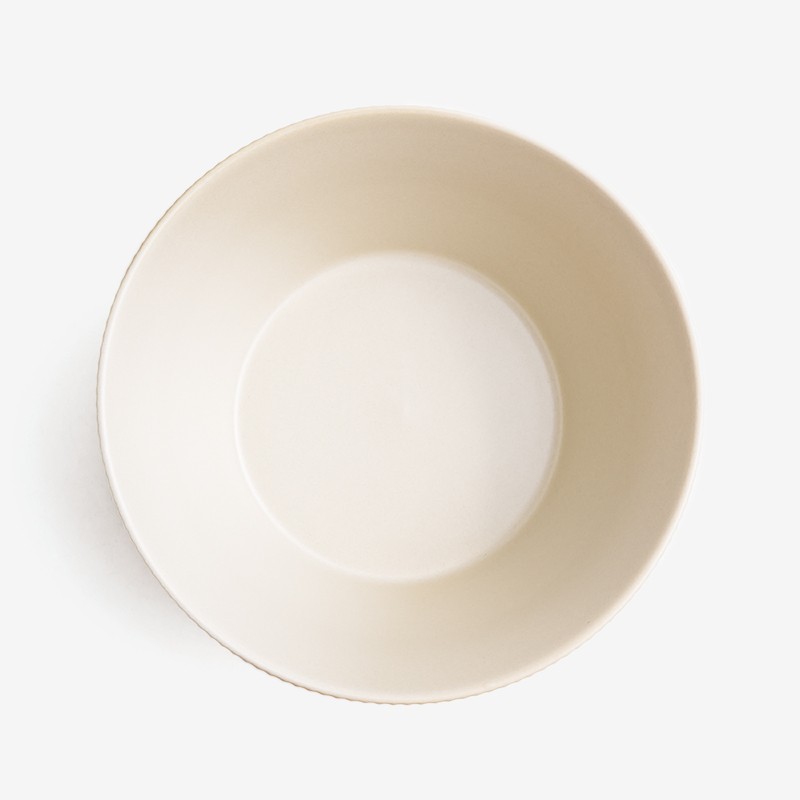 WAGA 簡約條紋 16cm 陶瓷碗｜奶油白｜單品_2