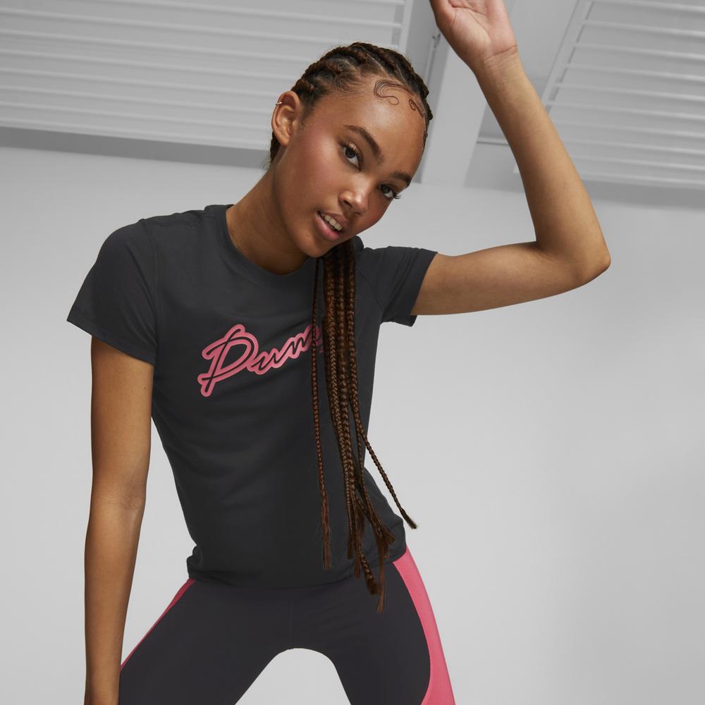 PUMA 訓練系列Script短袖T恤 女性_2
