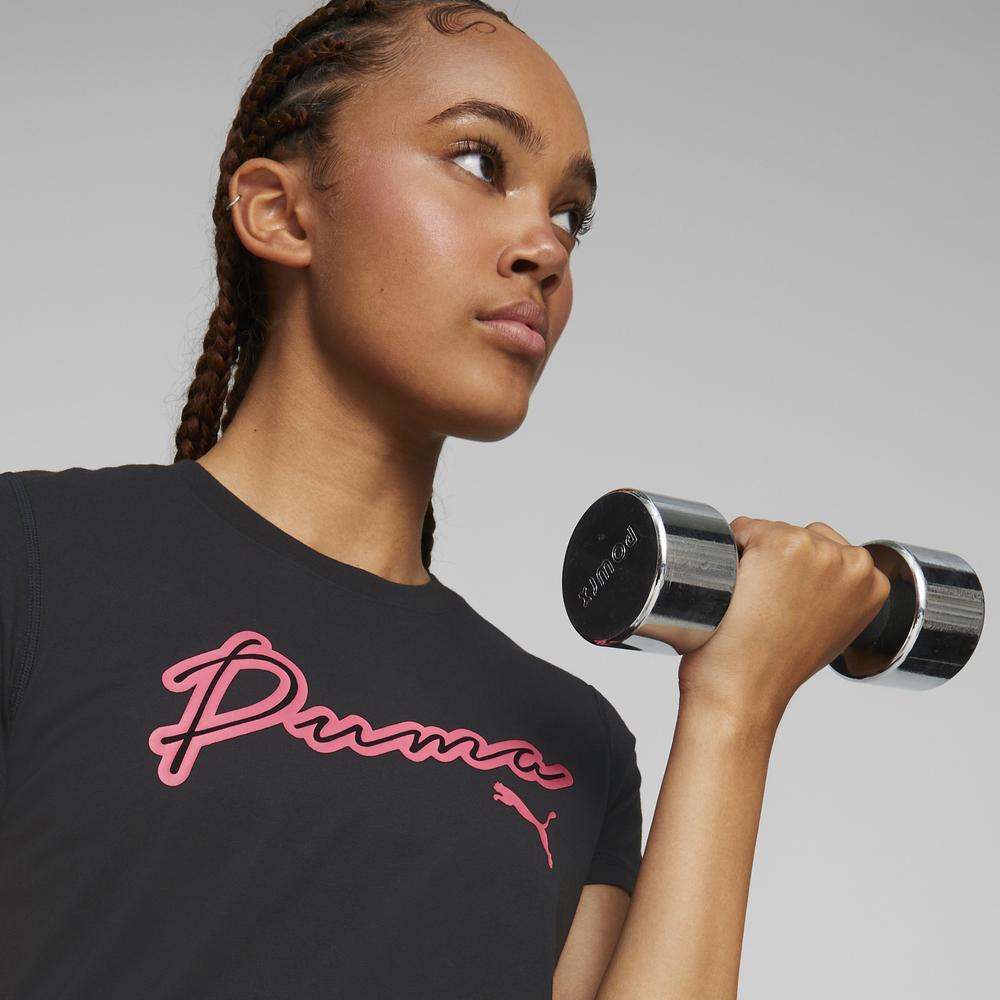 PUMA 訓練系列Script短袖T恤 女性_6