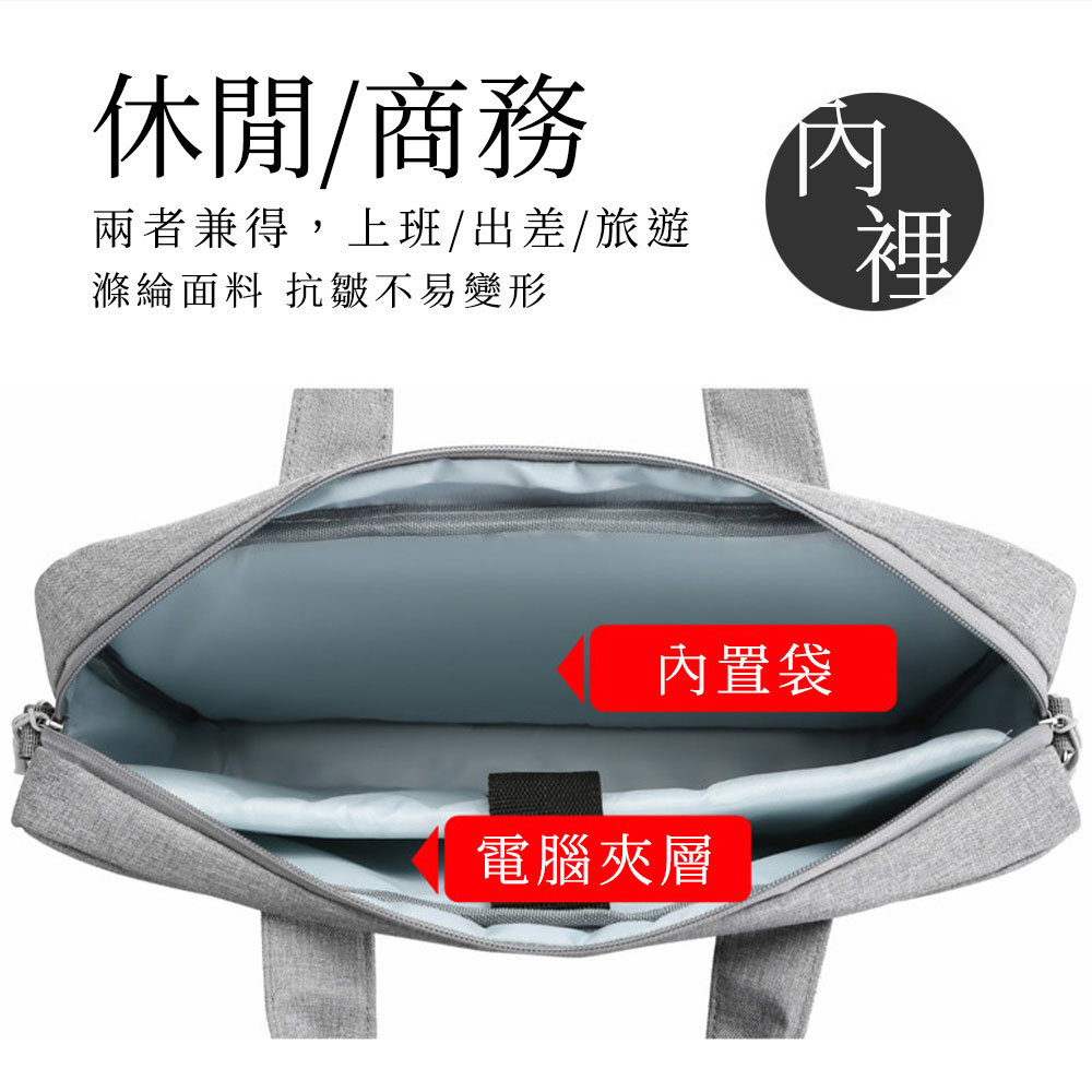 單肩/手提電腦包｜防潑水、耐衝擊_3