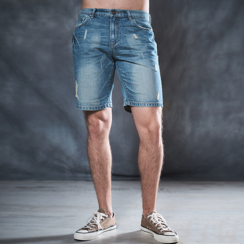 5th STREET｜男裝｜牛仔短褲｜中古藍