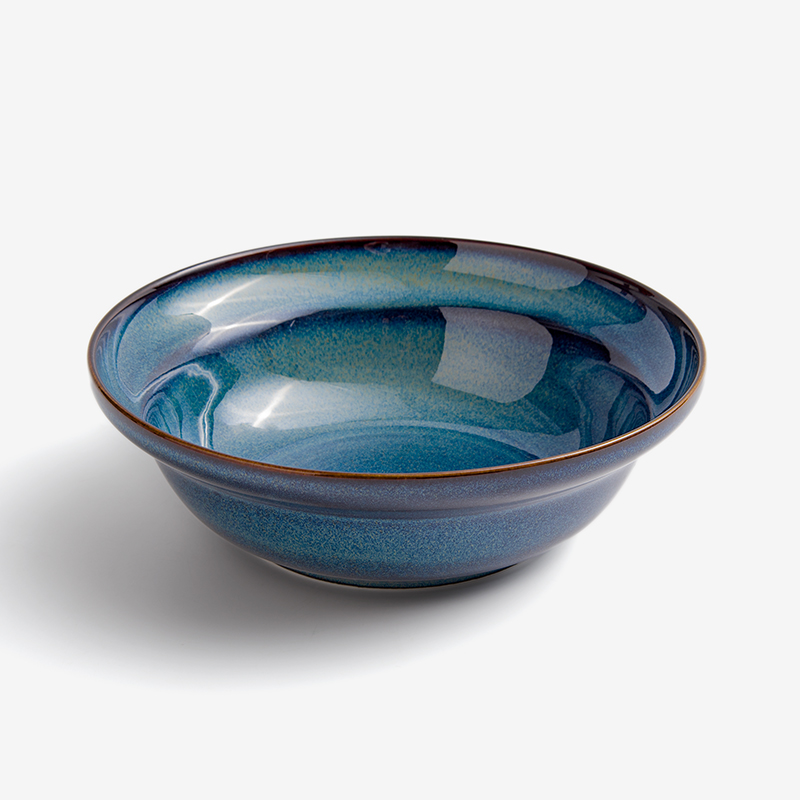 Ice Crack 23cm Ceramic Plate_0