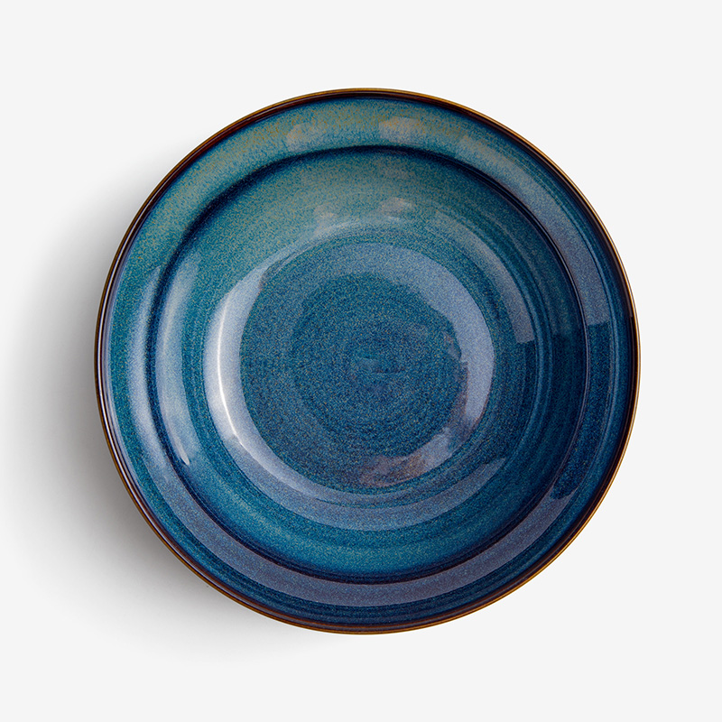 Ice Crack 23cm Ceramic Plate_2