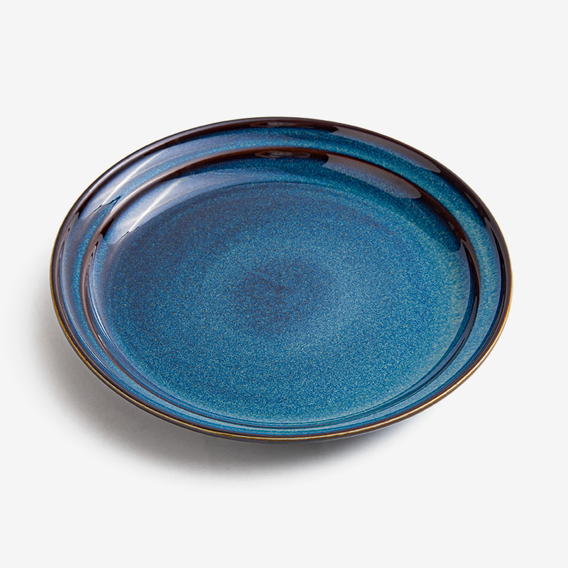 Ice Crack 23cm Ceramic Plate_0