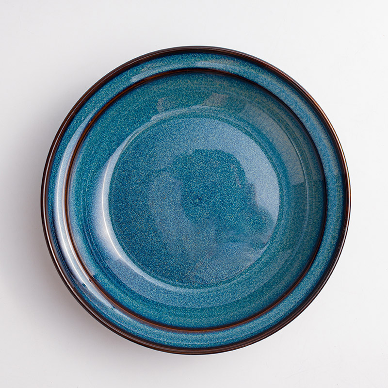 Ice Crack 23cm Ceramic Plate_2