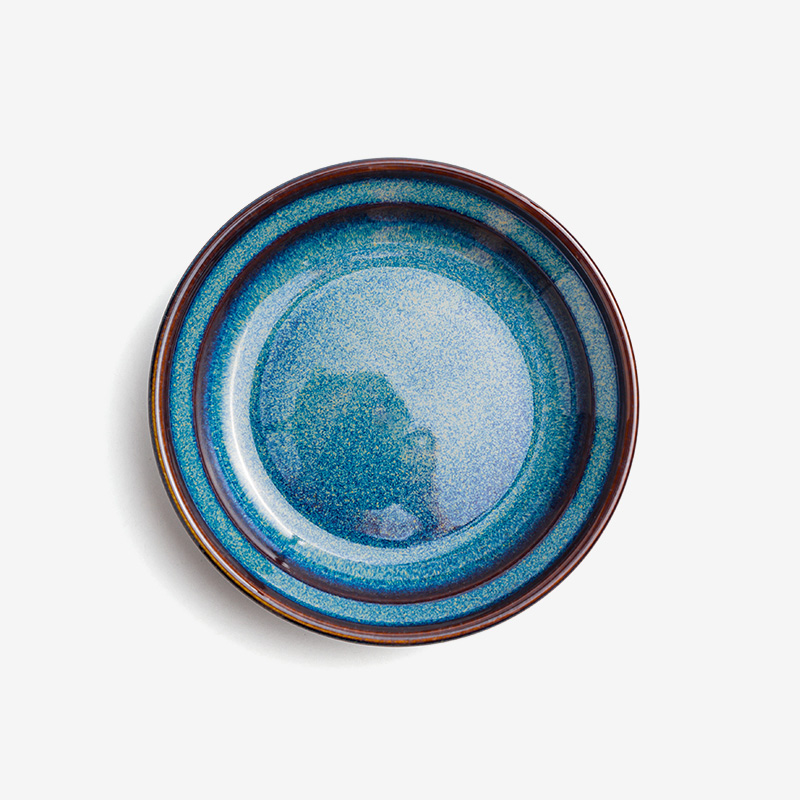 Ice Crack 23cm Ceramic Plate_2