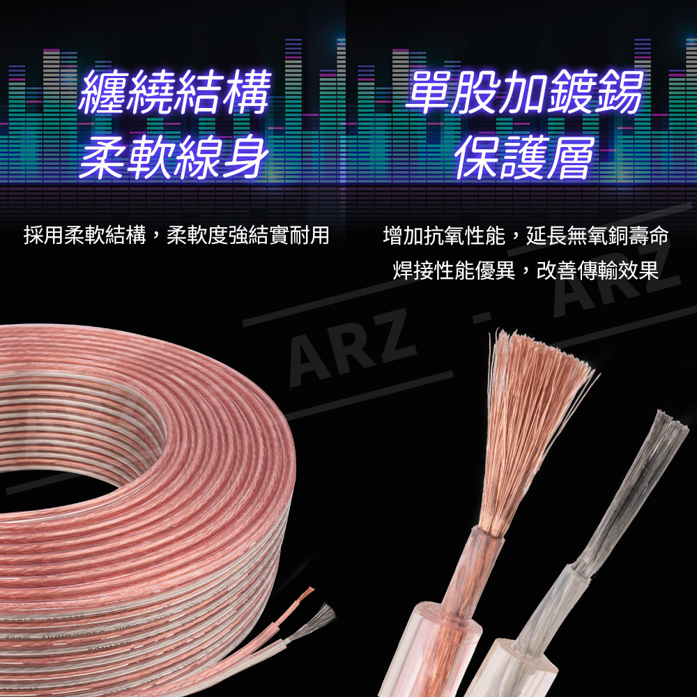 高傳真 Hi-Fi 無氧銅喇叭線 送剝線器 【D148】 5N 音響工程線 被動式喇叭線 發燒線 紅黑線 音響線 金銀線 發燒喇叭線 音箱線 OFC喇叭線 信號線 音響線材 音響設備 喇叭音響_4