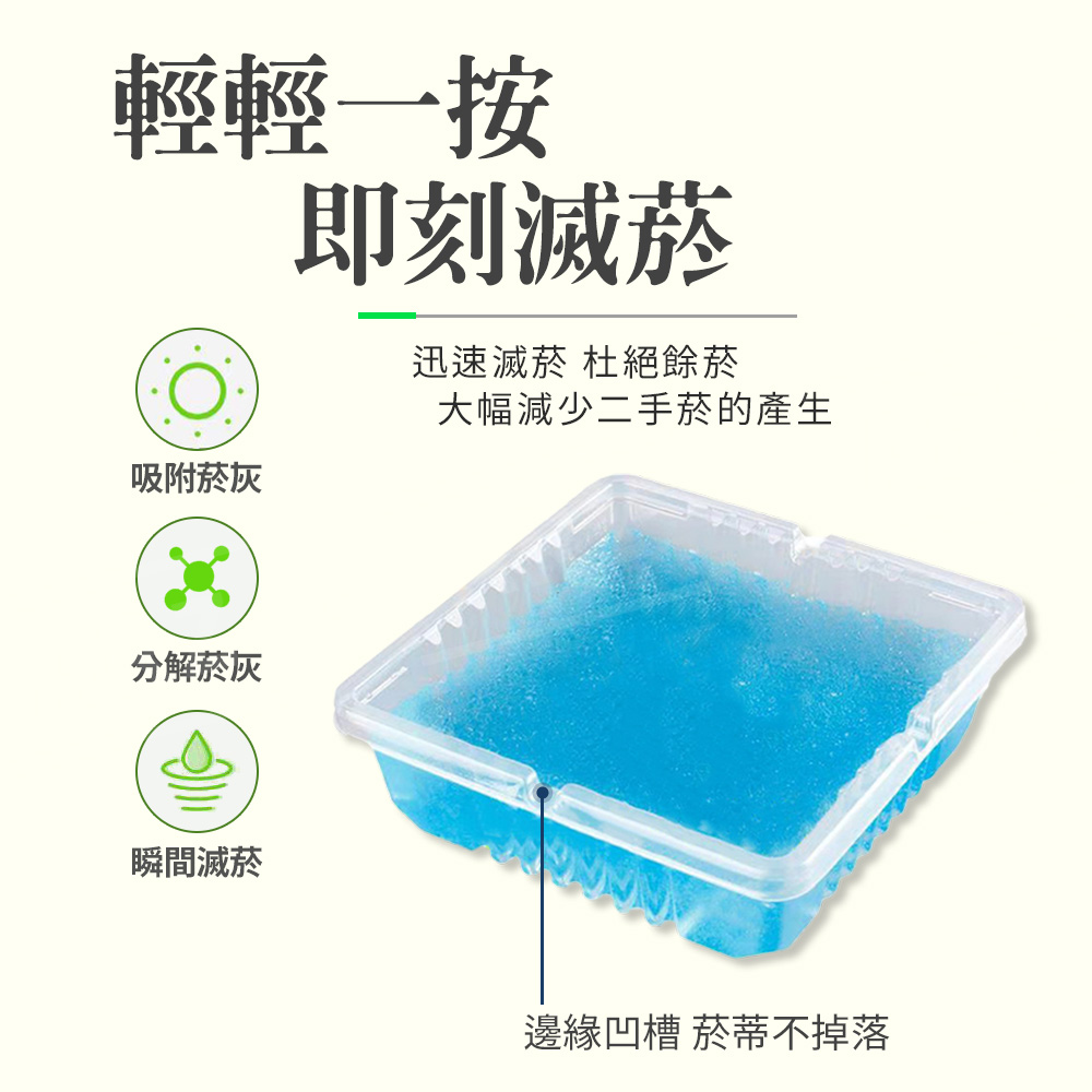 拋棄式菸灰缸 40組 【D161】 車用煙灰缸 去煙味 滅菸膏 滅菸神器 一次性煙灰缸 熄菸凝膠 熄菸 熄煙 煙蒂盒 滅煙香膏 滅菸泥 滅菸沙 戶外用品 汽車用品 生活用品_2