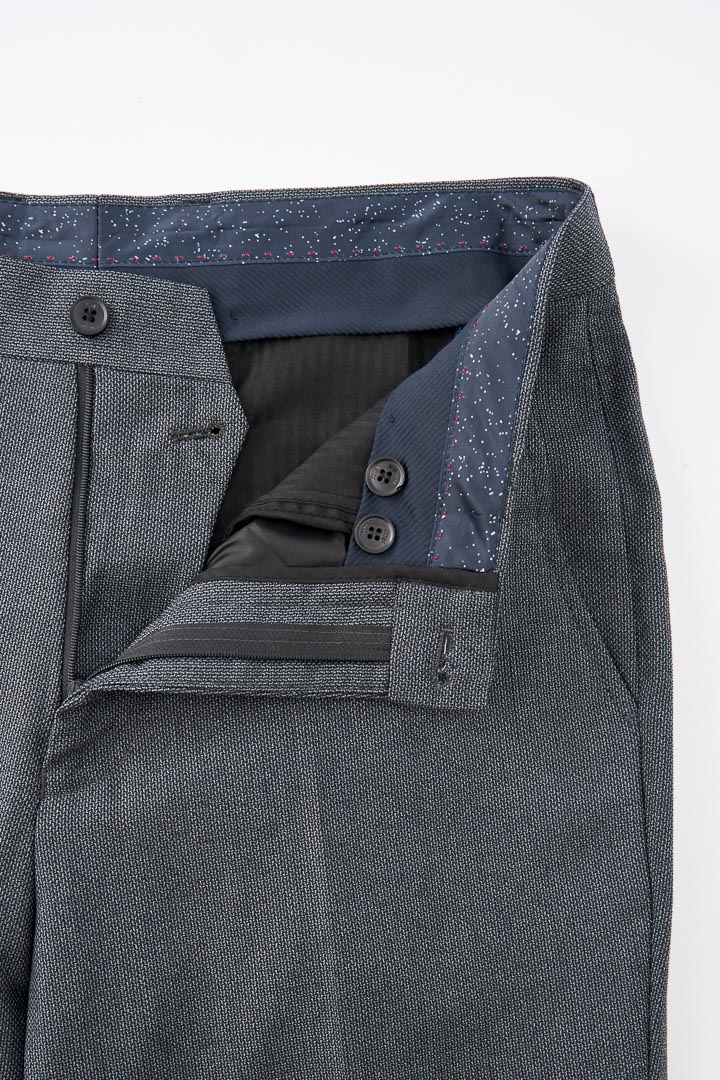 SST&C Gray Slim Fit Suit Trousers | 0212209002  (Outlet)_8