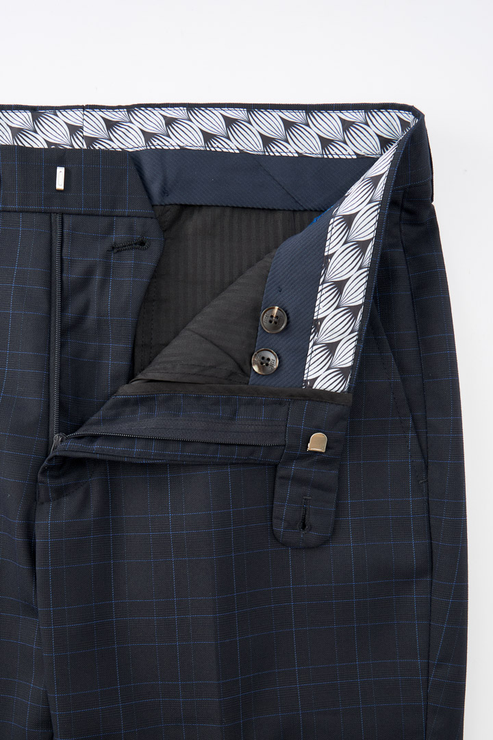 SST&C Black Check Pattern Tailor'S Suit Trousers | 0212209003  (Outlet)_8