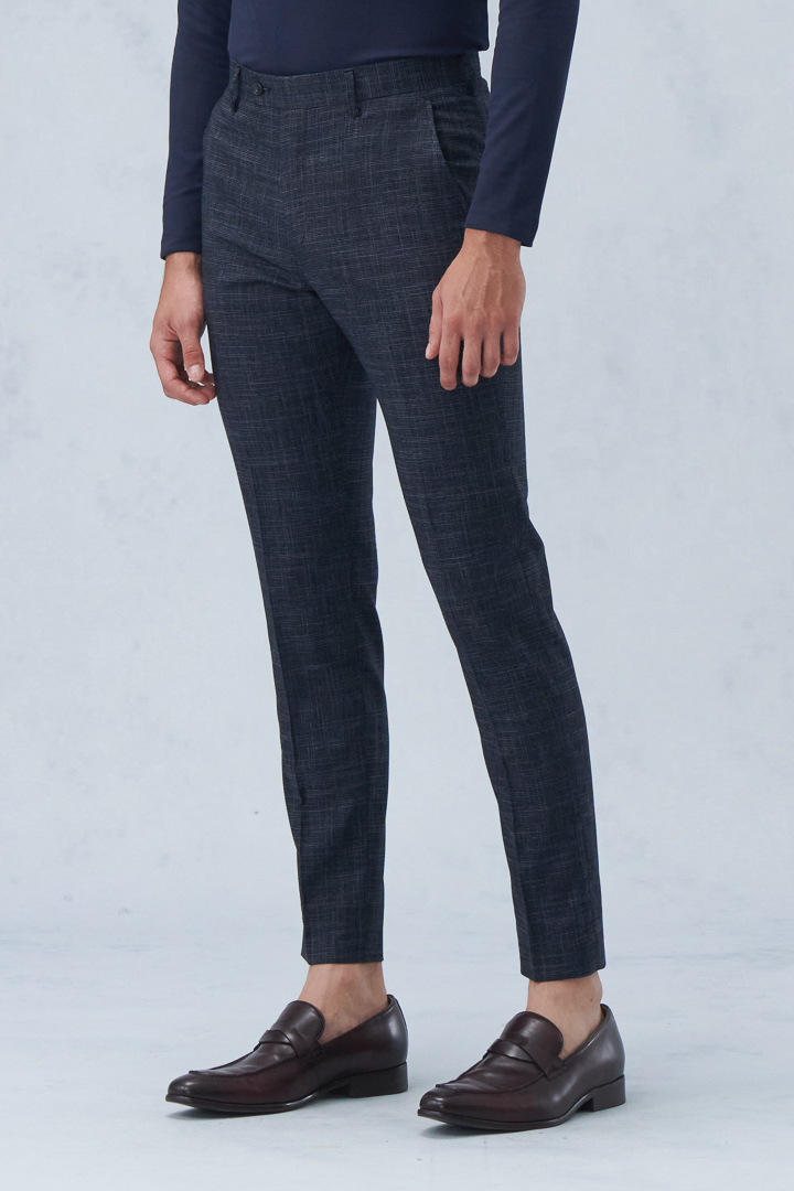 SST&C Navy Check Pattern Tailor'S Suit Trousers | 0212209005  (Outlet)_0