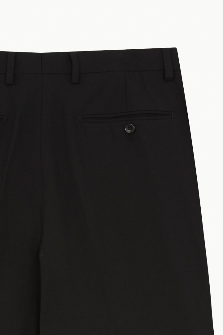 SST&C Black Plain Slim Fit Suit Trousers | 0212209009  (Outlet)_9