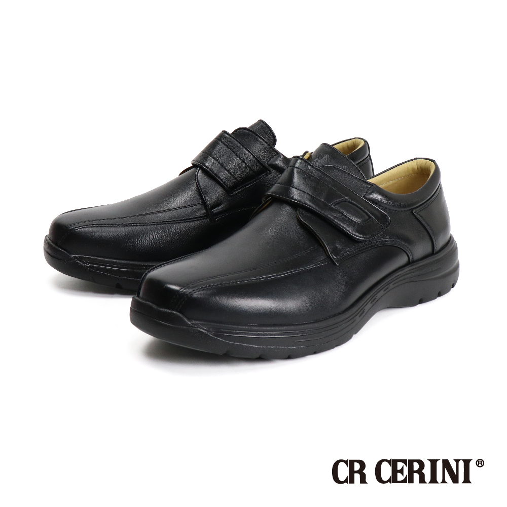 【CR CERINI】魔鬼氈可調式健走休閒鞋 黑色(CR2003-BL)