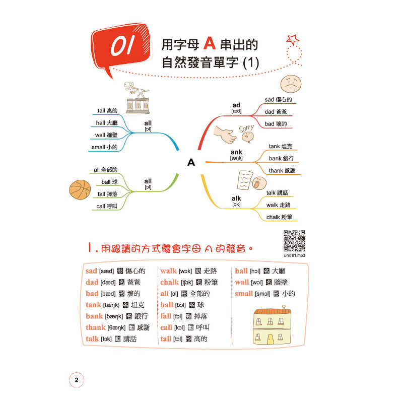 用自然發音串記單字不用背：心智圖+發音串聯超強結合，從此單字不用背，一記就是一整串(附QR碼線上音檔)_2