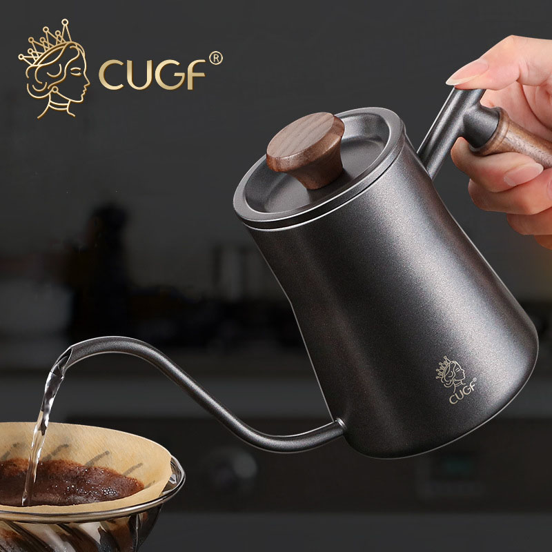 手沖咖啡壺 廚貴妃 CUGF 掛耳咖啡壺 細口壺 鷹嘴壺 分享壺 咖啡沖泡組 濾掛沖泡壼【ZP0108】《約翰家庭百貨_0