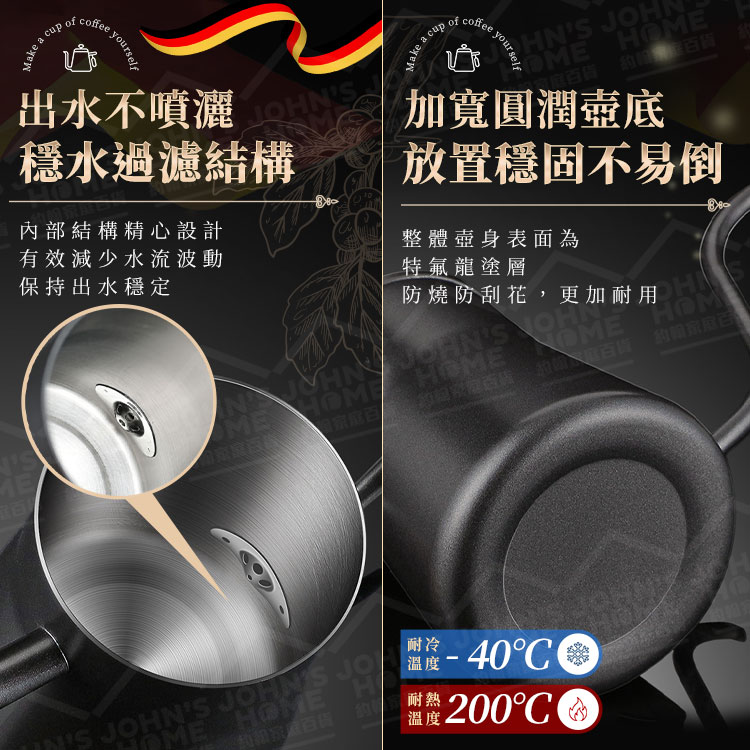 手沖咖啡壺 廚貴妃 CUGF 掛耳咖啡壺 細口壺 鷹嘴壺 分享壺 咖啡沖泡組 濾掛沖泡壼【ZP0108】《約翰家庭百貨_7
