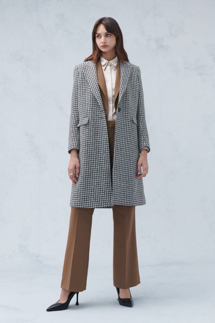 SST&C Khaki Square Collar Suit Jacket | 7162209004  (Outlet)_7