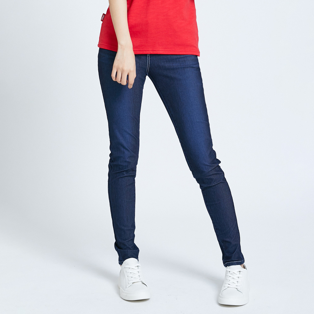 EDWIN｜JERSEYS｜女裝｜全方位彈力丹寧直筒迦績褲