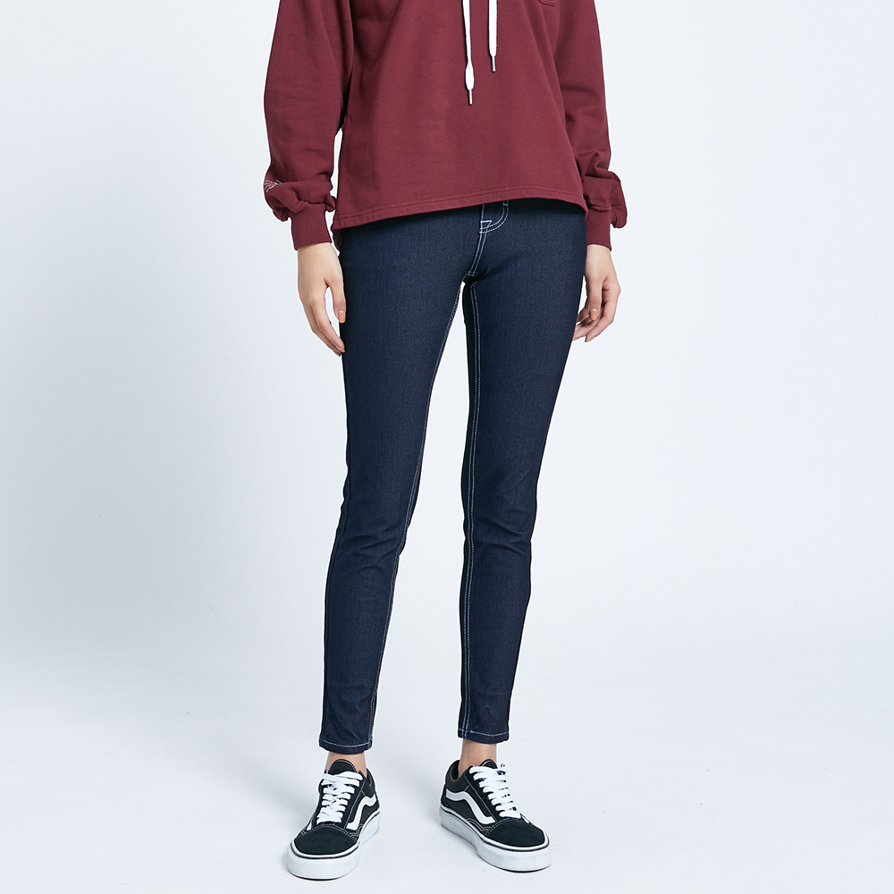 EDWIN｜JERSEYS｜女裝｜全方位超彈力丹寧直筒迦績褲