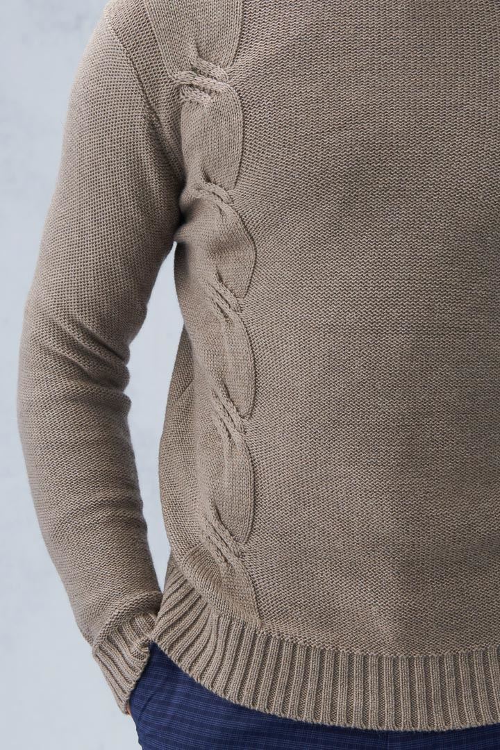 SST&C #Online Exclusive  Floral Apricot Twist Crew Neck Sweater | 1112210004  (Outlet)_6